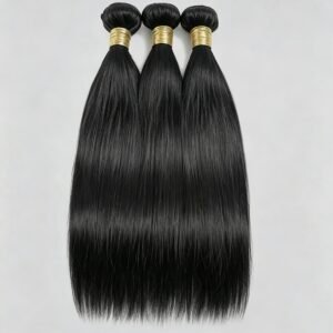 Luxury Thick Hair Bundles, Tangle-Free & Shedding-Free Human Hair Weft for Daily & Party Hairstyles